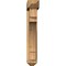 Ekena Millwork Merced Arts and Crafts Rough Sawn Bracket w/ Offset Brace, Western Red Cedar, 6"W x 28"D x 36"H BKT0604X28X36MRC03RWR - alternate 2